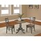International Concepts Round 30 in Rd Top Pedestal Table, 2 Emily Chairs, Hickory/Washed Coal, 30 in W, 30 in L, 29.1 in H K45-30RT-C617P - alternate 2
